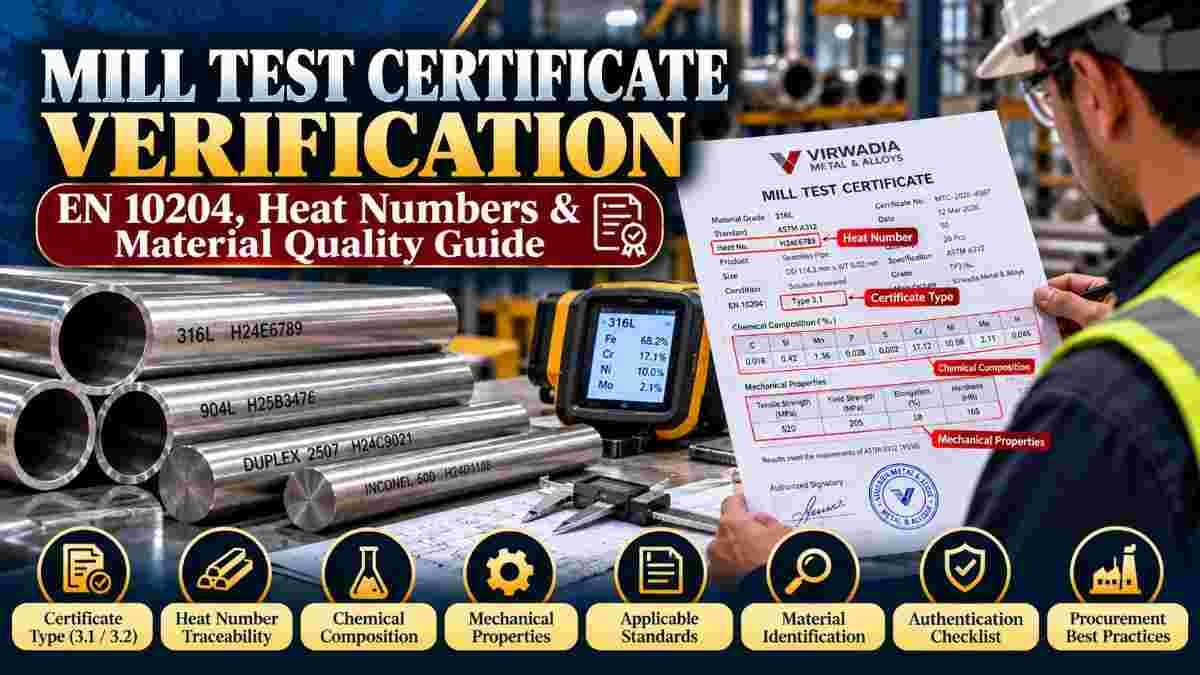 How Do You Verify a Mill Test Certificate Before Buying Stainless Steel and Nickel Alloys?