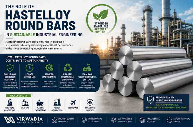 The Role of Hastelloy Round Bars in Sustainable Industrial Engineering